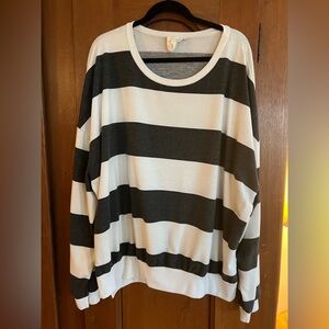 Fantastic Fawn Bold Striped Sweatshirt